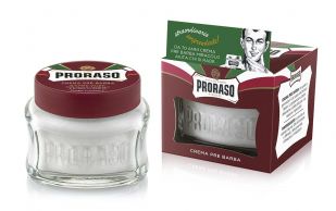 Proraso Pre & After shave cream - Nourish Sandalwood & Shea Butter (Red) - 100ml