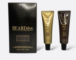 Beard Dye Dark Brown DIY Home  Kit