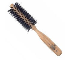 Kent Ladies Finest Beechwood 36mm Pure Black Bristle Round Brush