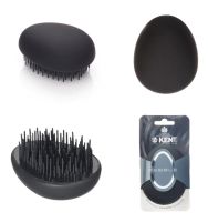 Kent Pebble Detangling Brush in Matt Black