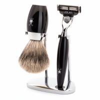 Muhle Kosmo Black Resin Shaving Set