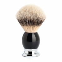 Muhle Sophist Silvertip Badger Hair Black Shaving Brush
