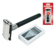 Feather Double Edged Wet Shaving Set