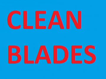 Clean Blades